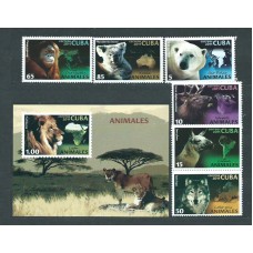 Cuba - Correo 2011 Yvert 4994/99+H.284 ** Mnh Fauna