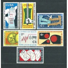 Cuba - Correo 1961 Yvert 550/2+A.217/20 ** Mnh
