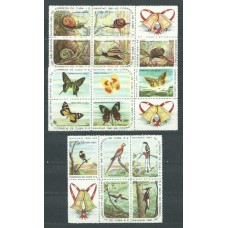 Cuba - Correo 1961 Yvert 568/82 ** Mnh Navidad fauna