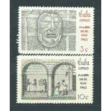 Cuba - Correo 1963 Yvert 665/6 ** Mnh Día del sello
