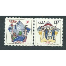 Cuba - Correo 1963 Yvert 667/8 ** Mnh