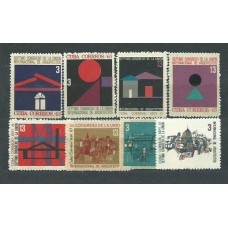 Cuba - Correo 1963 Yvert 686/93 ** Mnh Arquitectura