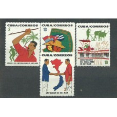 Cuba - Correo 1964 Yvert 726/9 ** Mnh