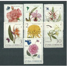 Cuba - Correo 1965 Yvert 865/71 ** Mnh Flores
