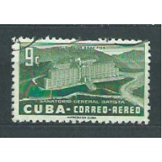 Cuba - Aereo 1954 Yvert 105 usado Sanatorio