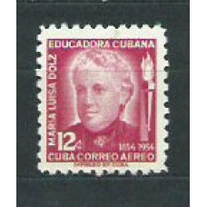 Cuba - Aereo 1954 Yvert 106 ** Mnh Maria Luisa Dolz