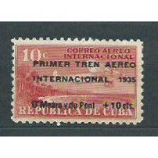 Cuba - Aereo 1935 Yvert 16 * Mh Avión