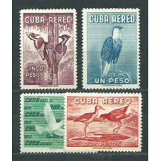 Cuba - Aereo 1960 Yvert 202/2C ** Mnh Fauna aves