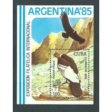 Cuba - Hojas 1985 Yvert 89 ** Mnh Fauna aves