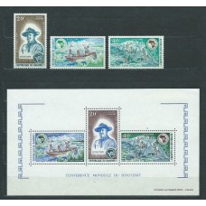 Dahomey - Aereo Yvert 185/7+H.21 ** Mnh  Scoutismo