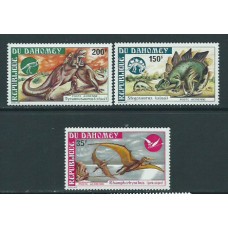 Dahomey - Aereo Yvert 223/5 ** Mnh  Fauna prehistorica