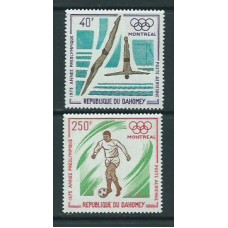 Dahomey - Aereo Yvert 242/3 ** Mnh  Deportes