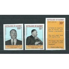 Dahomey - Aereo Yvert 75/7 sin dentar ** Mnh  Martin Luther King