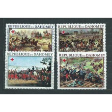 Dahomey - Aereo Yvert 81/4 ** Mnh  Cruz roja