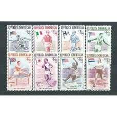Dominicana - Correo 1957 Yvert 444/8+A,101/3 * Mh Olimpiadas de Melbourne