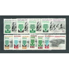 Dominicana - Correo 1960 Yvert 534/9+A,142/5 usado  Año del refugiado