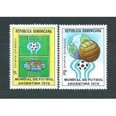 Dominicana - Aereo Yvert 317/8 ** Mnh Deportes fútbol