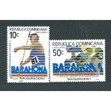 Dominicana - Aereo Yvert 392/3 ** Mnh Deportes