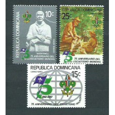Dominicana - Aereo Yvert 403/405 ** Mnh Scoutismo