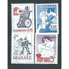 Dinamarca - Correo 1992 Yvert 1042/5 ** Mnh