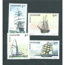 Dinamarca - Correo 1993 Yvert 1059/62 ** Mnh Barcos