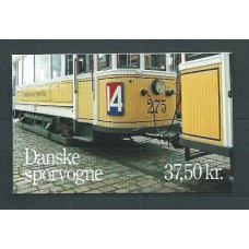 Dinamarca - Correo 1994 Yvert 1083 Carnet ** Mnh Trenes