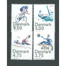 Dinamarca - Correo 1996 Yvert 1123/26 ** Mnh Deportes