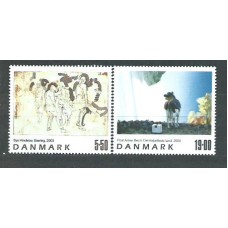 Dinamarca - Correo 2003 Yvert 1351/2 ** Mnh Pinturas