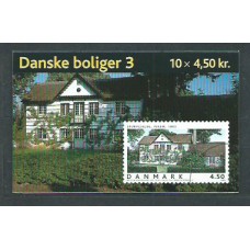 Dinamarca - Correo 2004 Yvert 1358 Carnet ** Mnh Casas danesas
