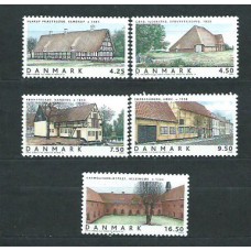 Dinamarca - Correo 2005 Yvert 1393/97 ** Mnh Casas Danesas