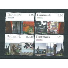 Dinamarca - Correo 2008 Yvert 1500/1503 ** Mnh Museo de Arte Moderno