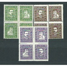 Dinamarca - Correo 1924 Yvert 153/64 * Mh Personajes