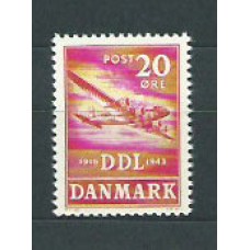 Dinamarca - Correo 1943 Yvert 291 ** Mnh Avión