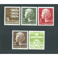 Dinamarca - Correo 1977 Yvert 649/53 ** Mnh