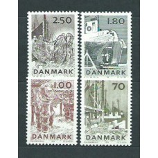 Dinamarca - Correo 1978 Yvert 669/672 ** Mnh Industria de la Pesca