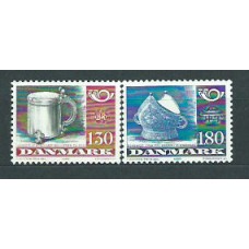 Dinamarca - Correo 1980 Yvert 711/2 ** Mnh Artesania