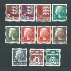 Dinamarca - Correo 1981 Yvert 719/729 ** Mnh