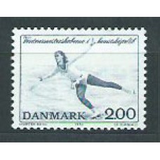 Dinamarca - Correo 1982 Yvert 751 ** Mnh Deportes Patinaje artistico
