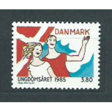 Dinamarca - Correo 1985 Yvert 837 ** Mnh Año de la Juventud