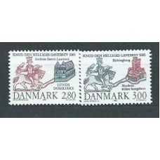 Dinamarca - Correo 1985 Yvert 841/2 ** Mnh