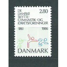 Dinamarca - Correo 1986 Yvert 875 ** Mnh Deportes
