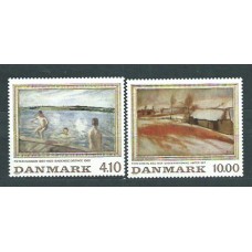 Dinamarca - Correo 1988 Yvert 935/6 ** Mnh Pinturas
