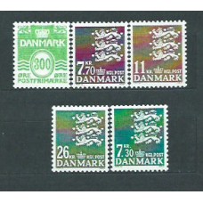 Dinamarca - Correo 1989 Yvert 937/41 ** Mnh