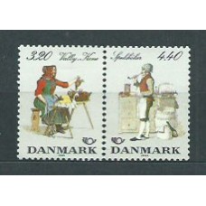 Dinamarca - Correo 1989 Yvert 950/1 ** Mnh Costumbres Nordicas