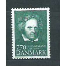 Dinamarca - Correo 1989 Yvert 959 ** Mnh Personaje Poeta