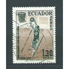 Ecuador - Aereo Yvert 323 usado  Deportes