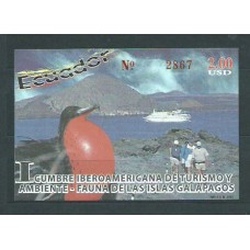 Ecuador - Hojas Yvert 117 ** Mnh Fauna. Aves