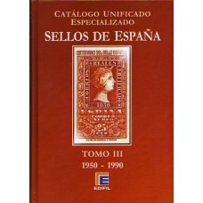 Edifil - Catálogo España Especializado Tomo III. Años 1950-1990 Edición 2009