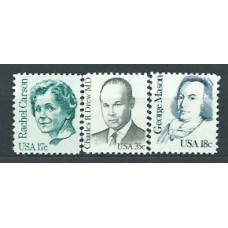 Estados Unidos - Correo 1981 Yvert 1317/9 ** Mnh Personajes