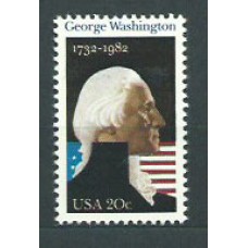 Estados Unidos - Correo 1982 Yvert 1381 ** Mnh Personaje.Washington